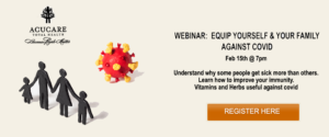 Webinar: Equip Yourself & Your Family Against Covid